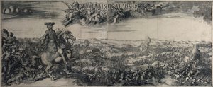 The Battle of Poltava on 27 June 1709