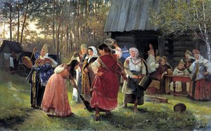 Eve-of-the-Wedding Party, 1889