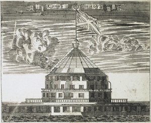 Fort Kronschlot in Kronstadt, 1717 by Alexei Ivanovich Rostovtsev