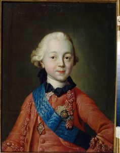 Portrait of Grand Duke Pavel Petrovich as a Child