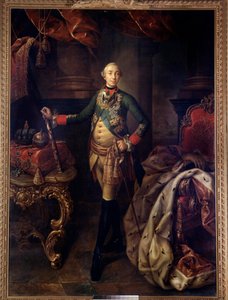 Portrait of Peter III (Painting by Aleksei Antropov, 18th century) by Alexei Petrovich Antropov