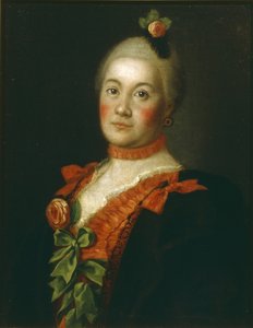 Portrait of Countess Tatyana Alexeyevna Trubetskaya, 1761 by Alexei Petrovich Antropov