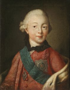 Portrait of Grand Duke Pavel Petrovich 1754-1801, 1765
