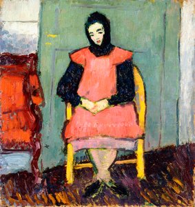 Girl in Yellow Chair