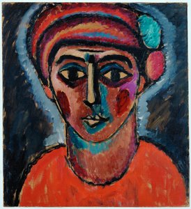 Head of a Youth, Called Hercules by Alexej von Jawlensky