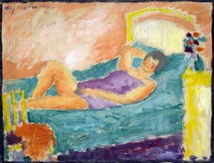 The Lying Girl by Alexej von Jawlensky