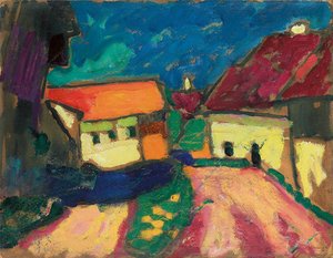Landscape Study, Village Road by Alexej von Jawlensky
