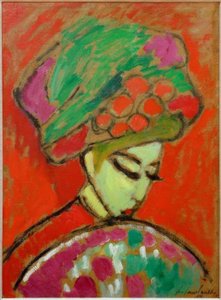 Girl with Flower Hat