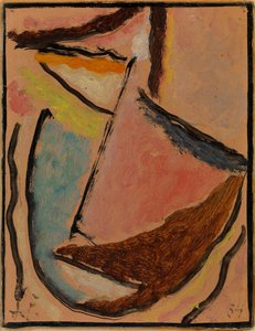 Meditation Small Abstract Head by Alexej von Jawlensky