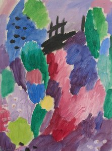 Red Road, St. Prex. 1915 by Alexej von Jawlensky