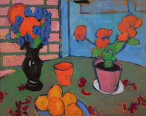 Still-life with Flowers and Oranges by Alexej von Jawlensky