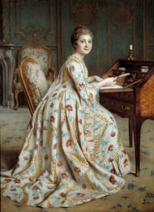 Portrait of the Marquise Dubois Mouchet by Alexis Axilette