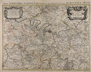 The Surroundings of Paris for the Use of Monseigneur the Duke of Burgundy by Alexis Hubert Jaillot