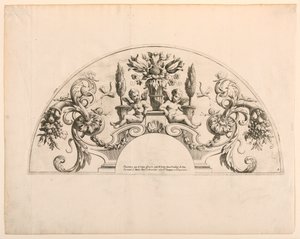 Fan Leaves, Fifth and Sixth Plates of the Set, "Divers Desseins de Grands Eventails, Encrans, et Autres Ornamens, Inventés et Gravés par Nicolas Loire" by Alexis Loir