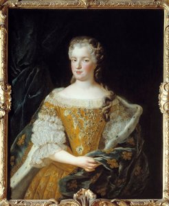 Portrait of Queen Mary Lesczinska by Alexis Simon Belle