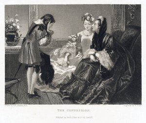 The confession, relating to a story with the same title by Alfred Edward (after) Chalon