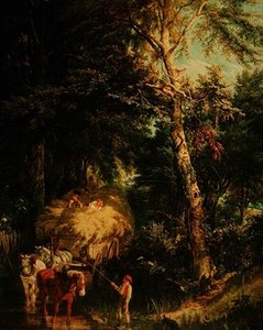 Crossing the Brook by Alfred Edward Chalon
