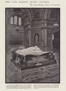 The last resting place of Queen Victoria at Frogmore by Alfred (after) Pearse