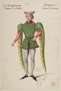 La Magicienne - Costume Designs by Alfred Albert - Seigneur, Men