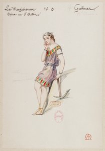 The Sorceress - Costume Designs - Gnomes, Ballet Ladies by Alfred Albert