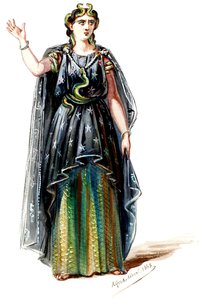 The Sorceress - Costume Designs - Mélusine, 2nd Costume (retouched)