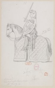 The Sorceress - Costume Designs - (Chess Game, Christian Knight) by Alfred Albert