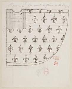 The Sorceress - Costume Designs - (Coat of Arms). M. Menou by Alfred Albert