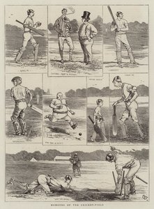 Humours of the Cricket-Field by Alfred Chantrey Corbould
