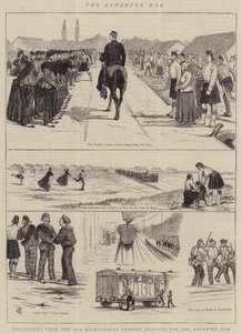 The Ashantee War, Volunteers from the 79th Highlanders Leaving England for the Ashantee War