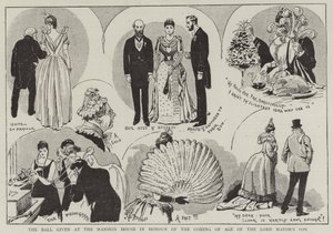 The Ball Given at the Mansion House in Honour of the Coming of Age of the Lord Mayor