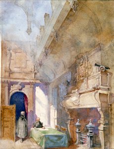 Dining Room, Charterhouse, London by Alfred Charles Conrade