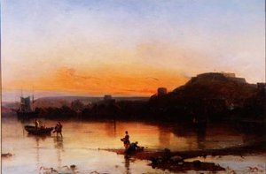 Fort Regent at Sunset