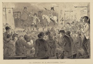 An Evening at a Whitechapel Gaff by Alfred Concanen