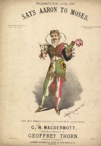 Says Aaron to Moses by Alfred Concanen