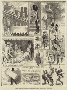 Garden Fete at Chelsea Hospital for the Royal Army Coffee Taverns Association by Alfred Courbould