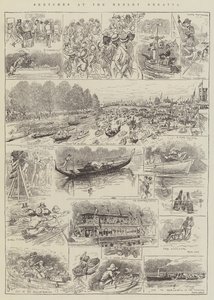 Sketches at the Henley Regatta