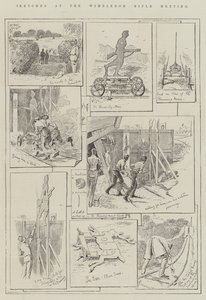 Sketches at the Wimbledon Rifle Meeting by Alfred Courbould