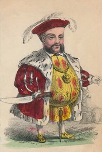 Henry VIII, 1856 by Alfred Crowquill