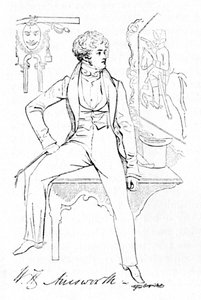 William Harrison Ainsworth, c1835 by Alfred Crowquill