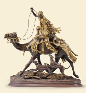 Hunting in the Sahara by Alfred Dubucand