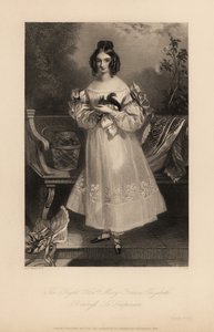 Mary Frances Elizabeth Stapleton by Alfred Edward (after) Chalon