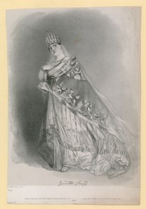 Giuditta Pasta, engraved by R.J. Lane by Alfred Edward Chalon