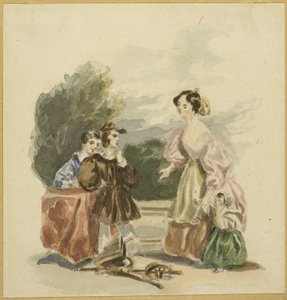 The Broken Toy by Alfred Edward Chalon