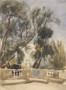 The Terrace by Alfred Elmore