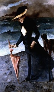 The Gale by Alfred Emile Stevens