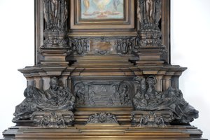 Detail of the Sam Wilson Chimneypiece, c.1908-14