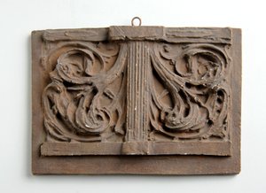Maquette for the Double Panel of Foliage for the Crown on the Figure of Charity on the Alexandria Memorial