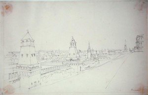 Moscow, 1827 by Alfred Gomersal Vickers