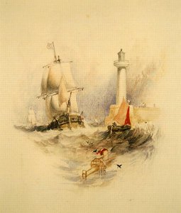 Ramsgate Harbour by Alfred Gomersal Vickers