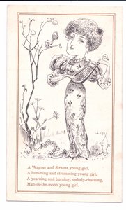 Aesthetic Strumming a Lute, c.1881 by Alfred Gray